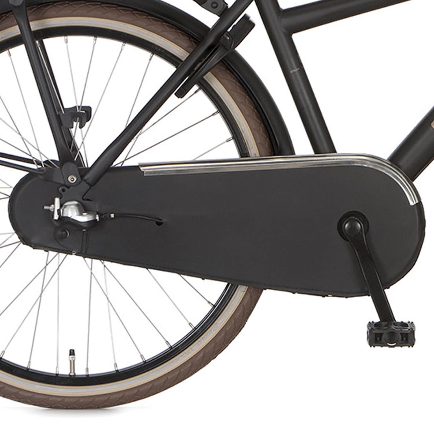 Cortina kettingkast lakdoek 26 u4 jet black matt
