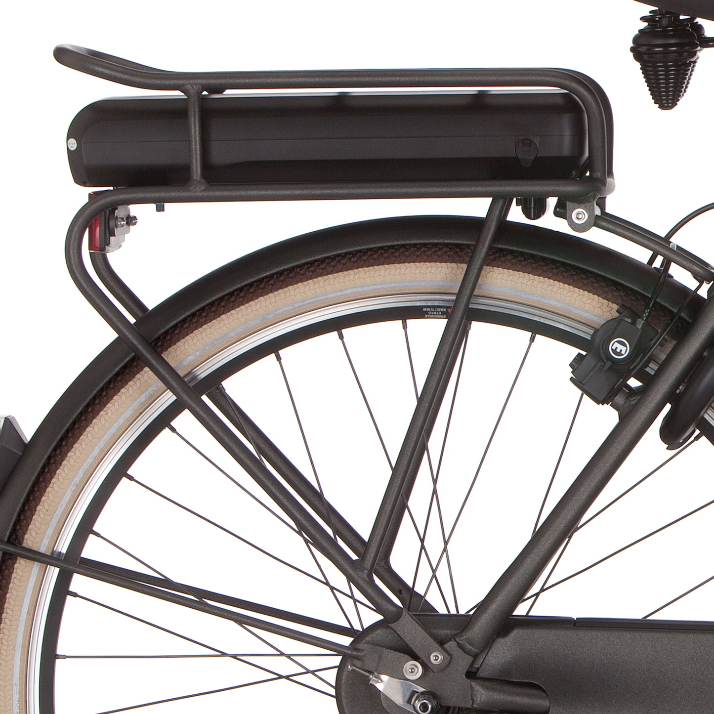 Cortina achterdrager e-u4 bafang black gold matt