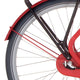 Cortina Spatbordstang achter 28 Common true red matt
