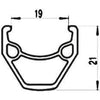 Cortina Velg J19SZ double