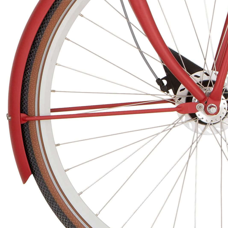 Cortina spatbordstang voor 28 u4 true red matt