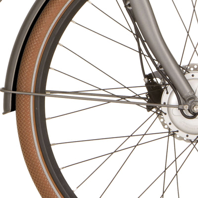 Cortina spatbordstang 28 foss lead metal matt