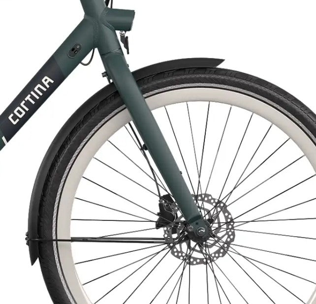Cortina voorvork e-tide mm 61 65 jupiter green