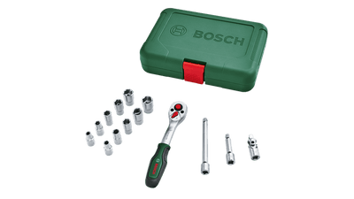 Bosch groen 1 4 ratelset 14-stuks - 1600a02by0
