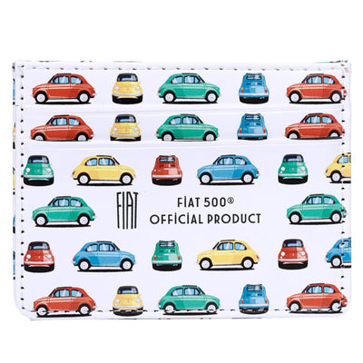 Fiat500 retro stoffen rfid-bescherming kaarthouder