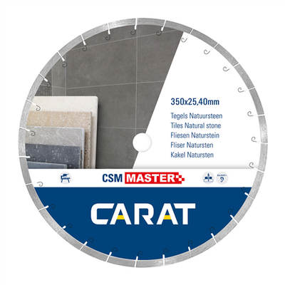 Carat diamantzaagblad ø350x25.4 csm master natuursteen