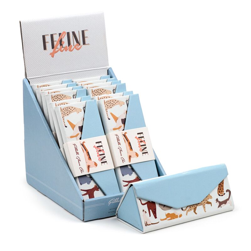 Feline fine katten opvouwbare zonnebril houder