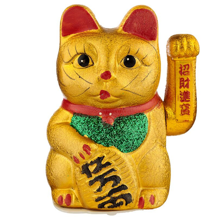 Open ogen 17cm maneki neko gelukskat
