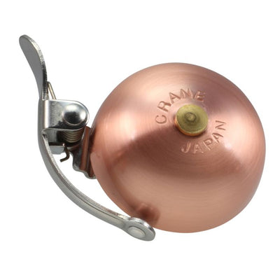 Crane mini suzu bell (steel band) - brushed copper