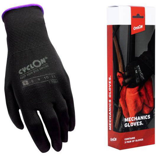 Cyclon montagehandschoenen m7 nylon pu zwart paars (3pr)