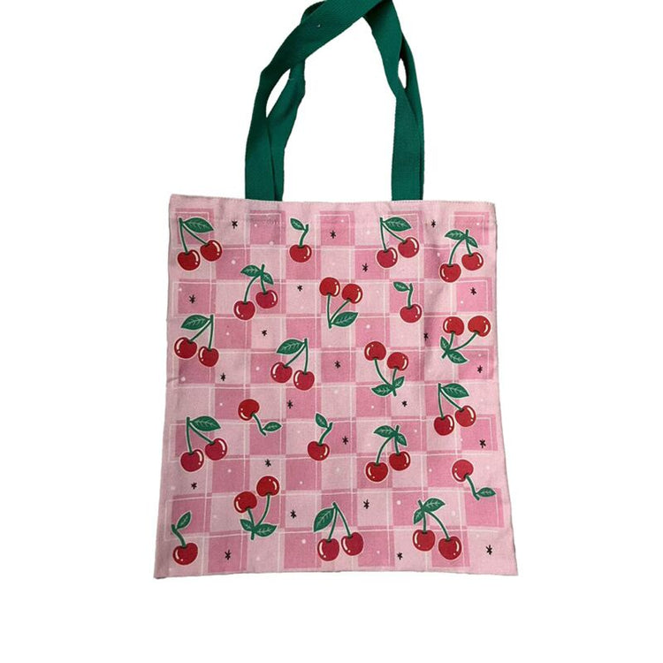 Kersen duurzame draagtas cherry