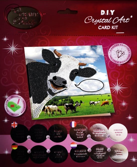 diamond painting funny cow koe