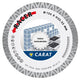 Carat diamantzaagblad ø125 cdb tegels natuursteen