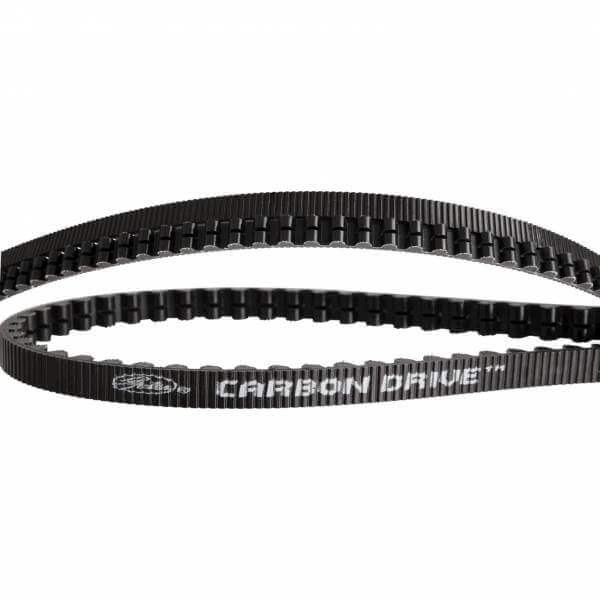 Gates cdx belt carbon drive 118 tands zwart