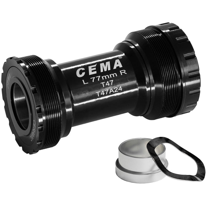 Cema bracketas t47a sram gxp sg3 coated keramisch zwart