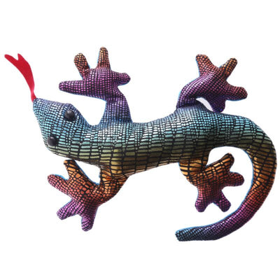 Gekko dierenknuffels zanddieren 15cm