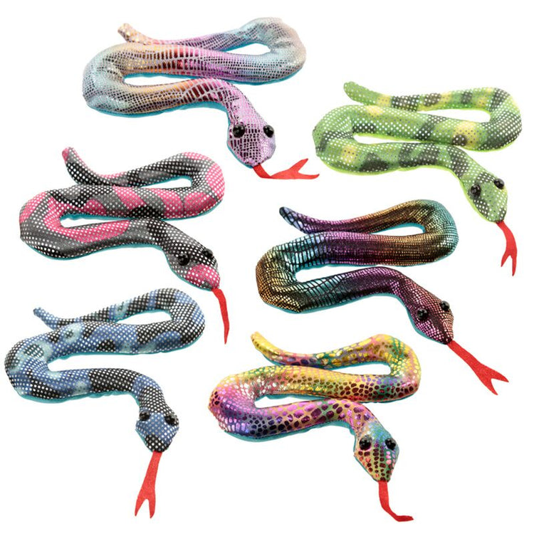 Slang dierenknuffels zanddieren 14cm