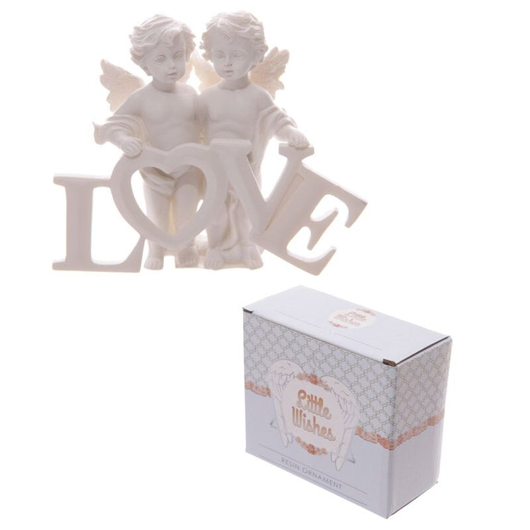 Cherubijnen koppel love letters