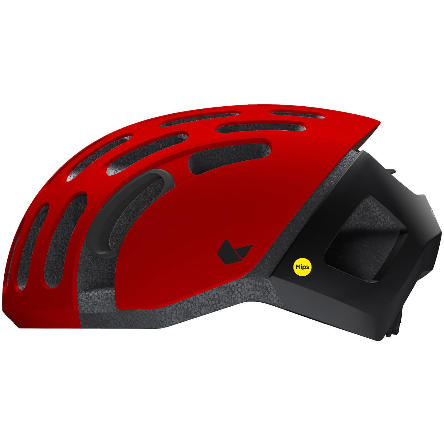 Buzaglo catlike racehelm whisper ii maat s mat rood glans zwart