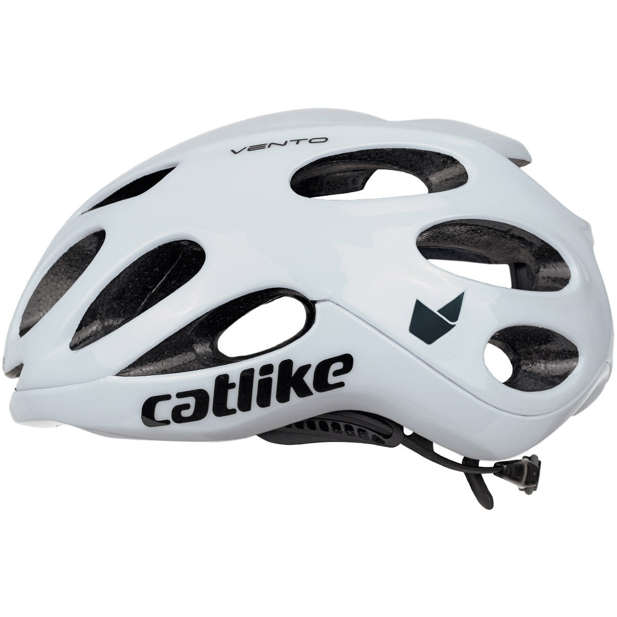 Catlike racehelm vento maat s 52-54cm wit glans