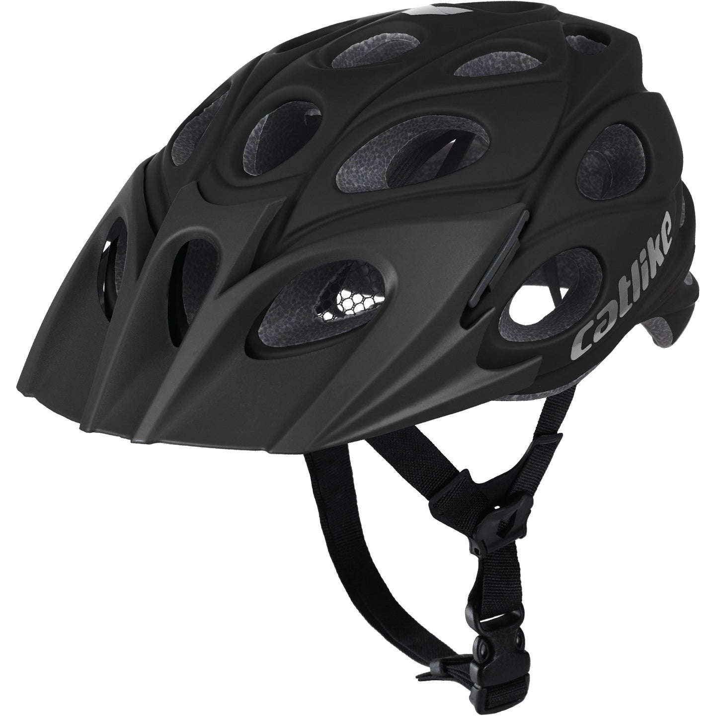 Catlike mtb helm leaf maat l 58-60cm carbon black