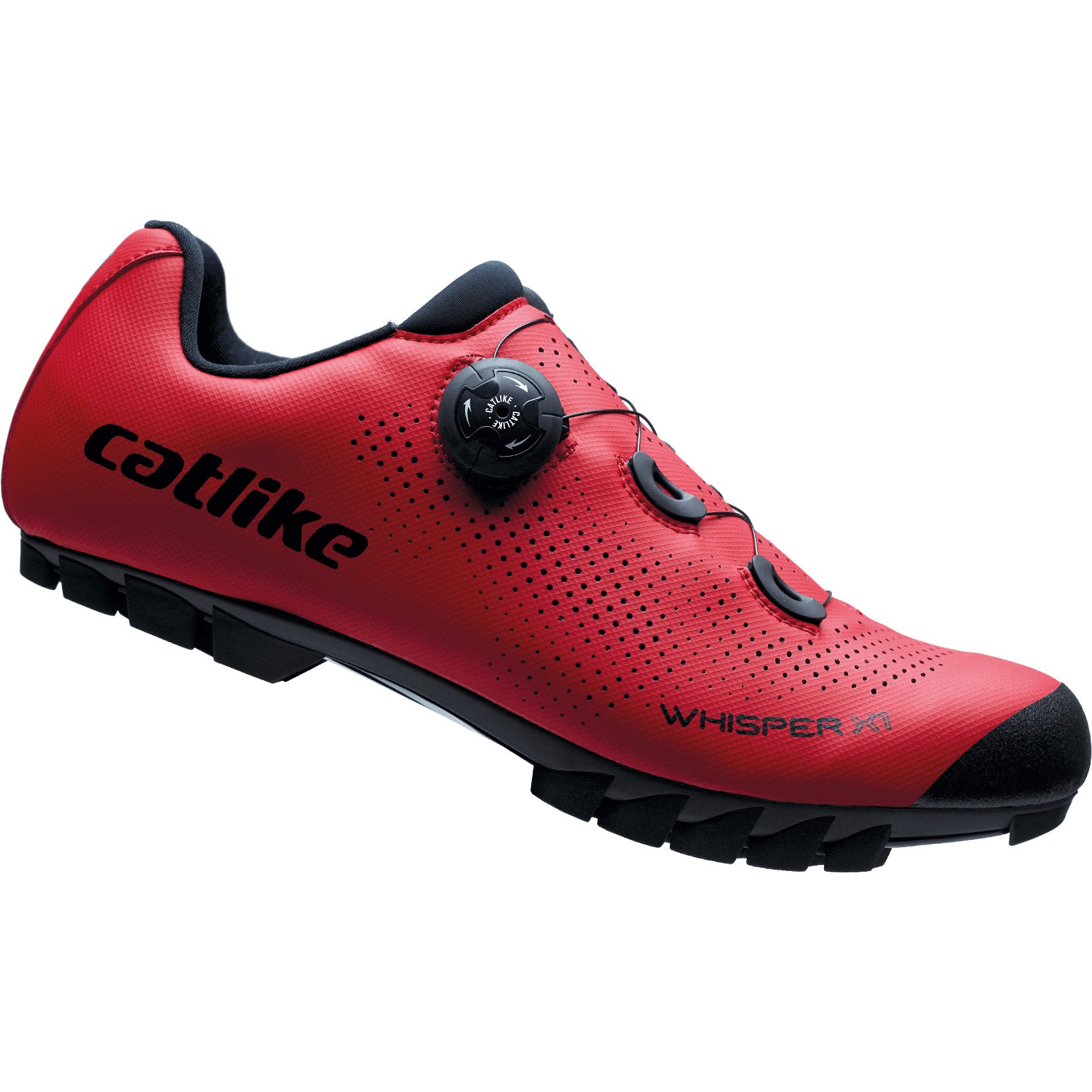 Catlike mtb schoenen whisper x1 mtb nylon maat 40 rood