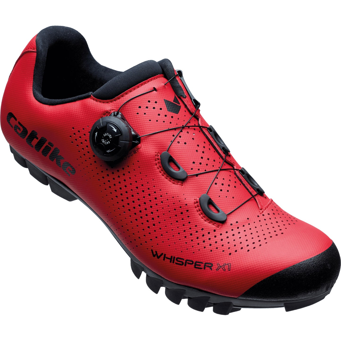 Catlike mtb schoenen whisper x1 mtb nylon maat 45 rood
