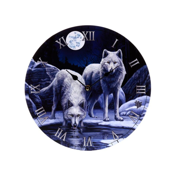 Lisa parker warriors of winter wolf bedrukte klok