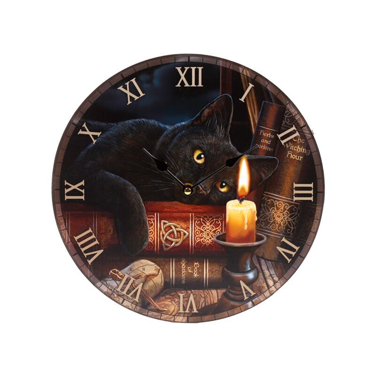 Lisa parker witching hour katten bedrukte klok