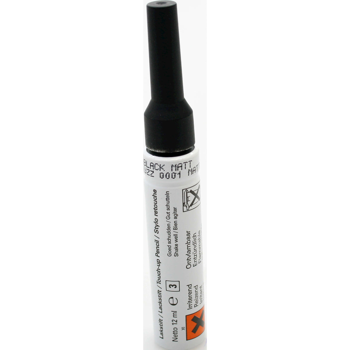 Cortina lakstift black uzz 0001 matte
