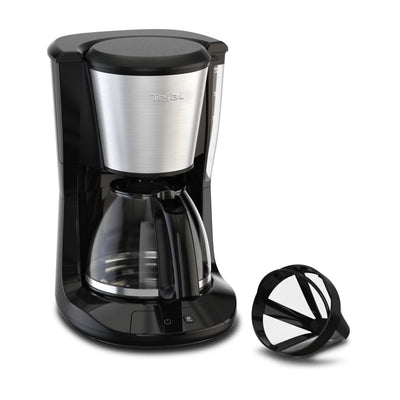 Tefal subito rvs filterkoffiezetapparaat 1,25l 15-kops 1000w