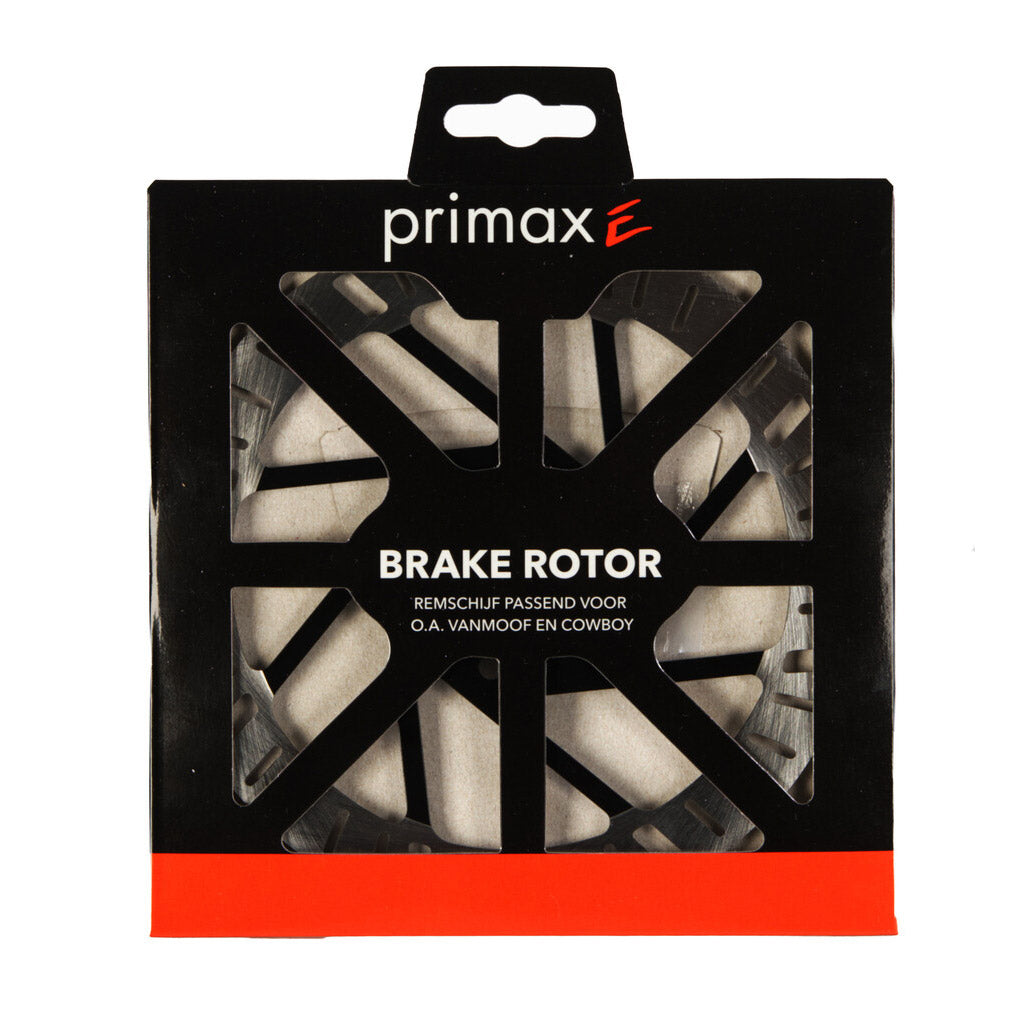 Elvedes primax e schijfrem rotor ø160x1.85mm, zilver (oa: vanmoof s x en cowboy)