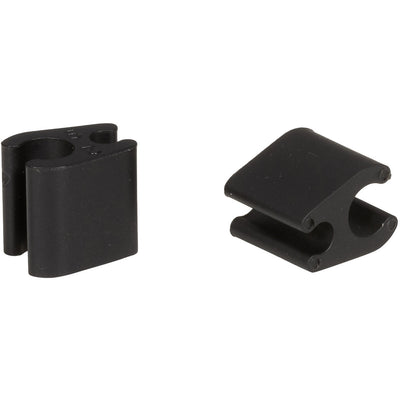 Elvedes kabelclips duo 4,1+4,1mm zwart (10st)