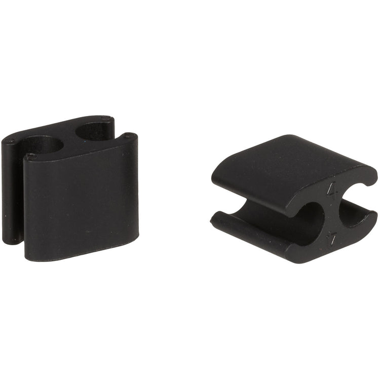 Elvedes Kabelclips Duo PVC 4,1 mm + 5,0 mm zwart (50 stuks)
