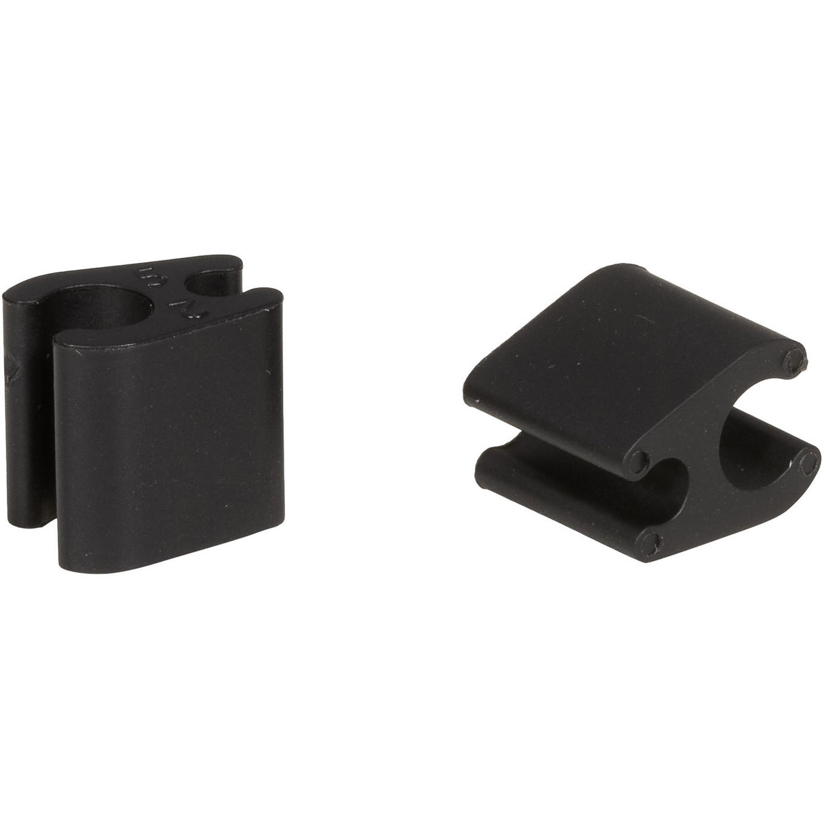 Elvedes Kabelclips Duo PVC 4,1 mm + 4,1 mm zwart (50 stuks)