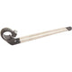 Stuurpen Kalloy 22.2mm 40 280 RVS zwart chrome