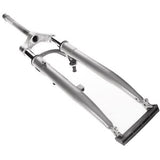 voorvork verend 28 inch hybride 1 inch zilver - afbeelding 2