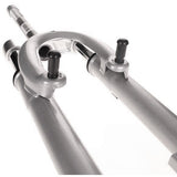 voorvork verend 28 inch hybride 1 inch zilver - afbeelding 3