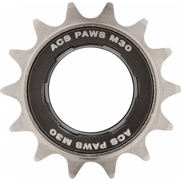 ACS Freewheel 14T 3 32 Paws M30 x 1mm Nickel grijs