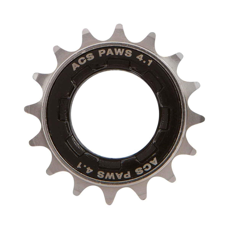 Acs freewheel bmx 16t 3 32 paws 4.1 nikkel zwart