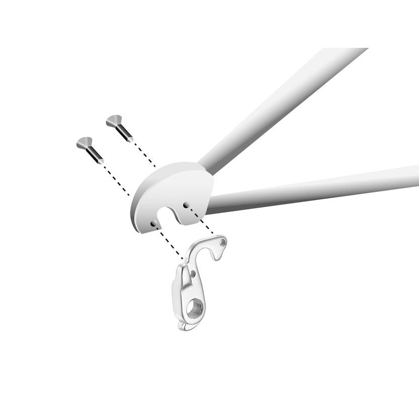 Union derailleurpad GH-112 met schroefset M4x0.7