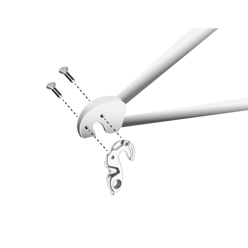 Union derailleurpad GH-125 met schroefset M3x0.5