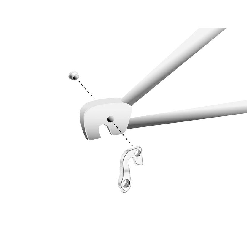 Union derailleurpad GH-146 met schroef M8x1.2