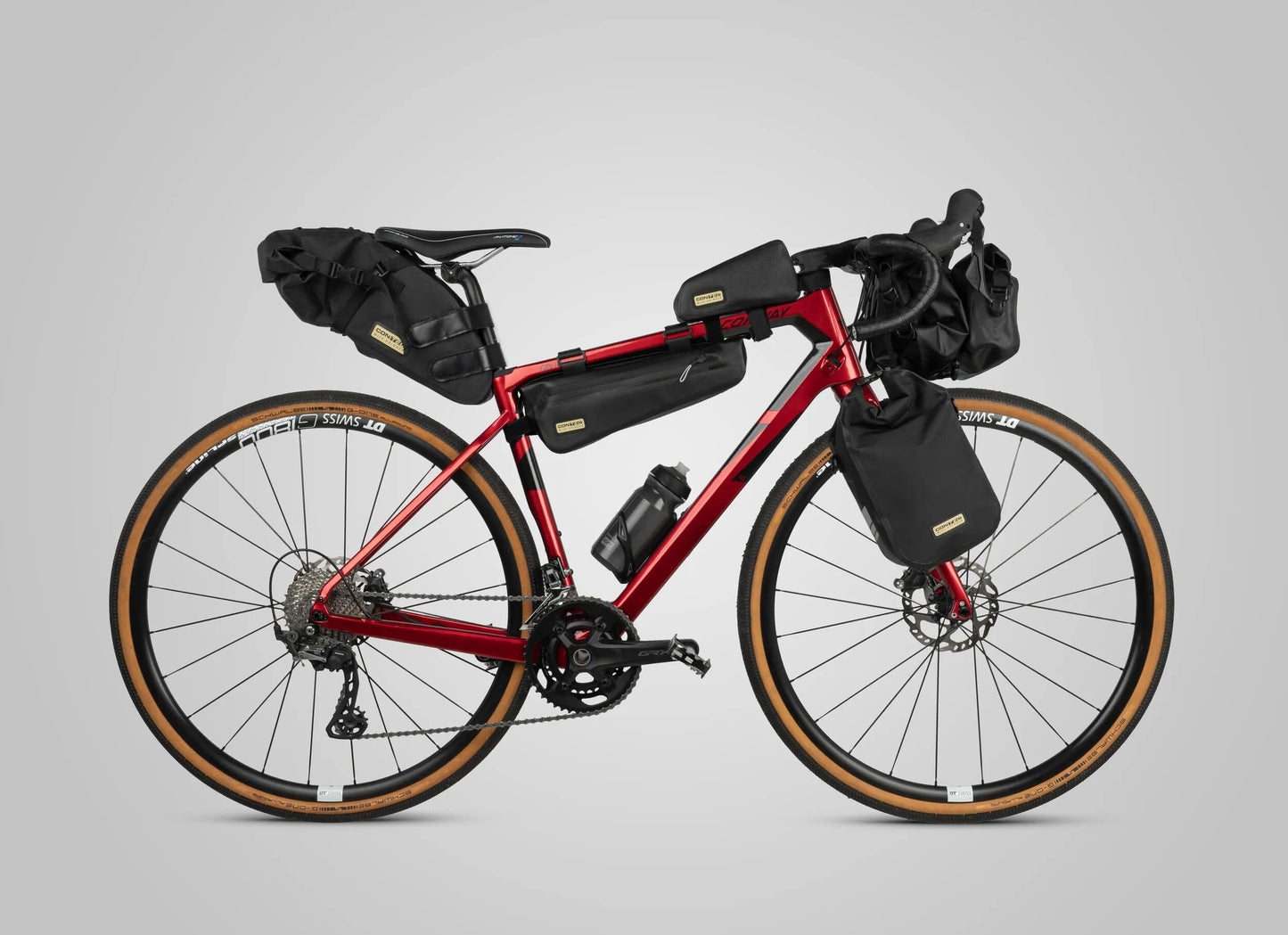 Contec zadeltas mile grinder back 10 ct saddle bag mile grin the back 10 black