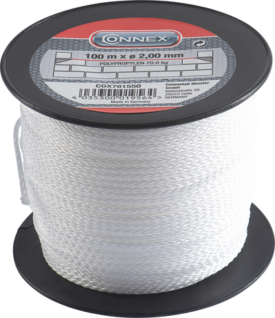 Connex metselkoord pp 2.0mm wi bobijn 100m - cox781550