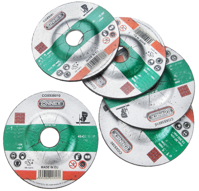 Connex set 5x slijpschijf steen 125mm - cox938016