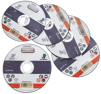 Connex set 5x slijpschijf rvs 230mm - cox938038