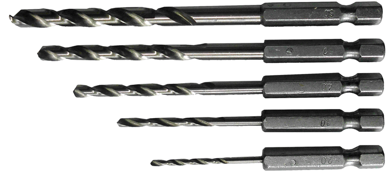 Connex set staalboren 2-6mm 6k 5dlg blauw - cox978205