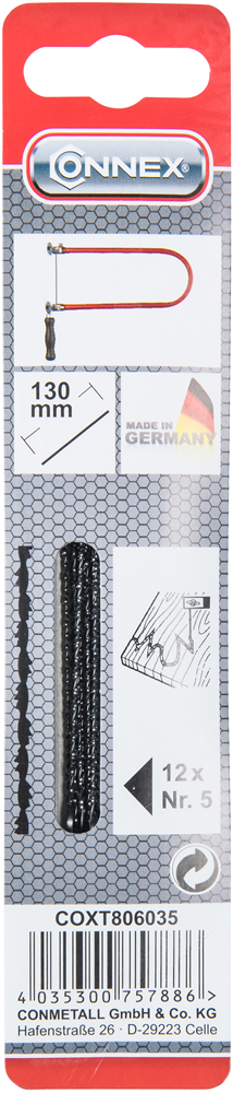 Connex figuurzaagblad zarsa maat=5 (12st) - coxt806035