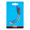 Verstelbare V-brake bochtjes 90° RVS (2 stuks)
